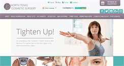 Desktop Screenshot of northtexascosmeticsurgery.com